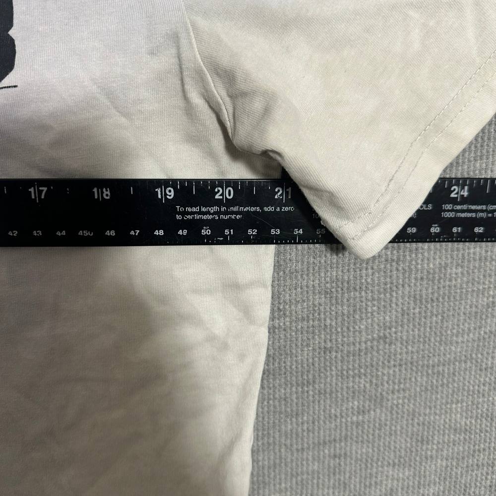 Off-White 888 Arrows Logo Tie Dye Distressed Graphic T-Shirt White Purple Mens L - Picture 8 of 13